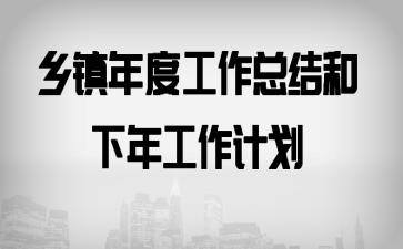 乡镇年度工作总结和下年工作计划