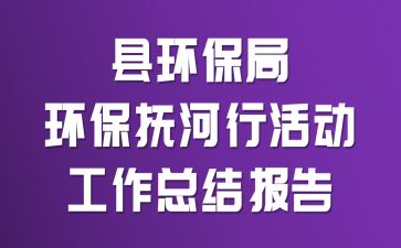 县环保局环保抚河行活动工作总结报告