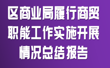 ����ҵ��������óְ�ܹ���ʵʩ��չ����ܽᱨ��