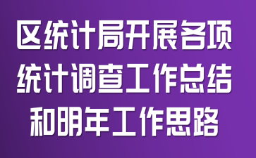 ��ͳ�ƾֿ�չ����ͳ�Ƶ��鹤���ܽ�����깤��˼·