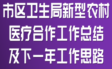 ��������������ũ��ҽ�ƺ��������ܽἰ��һ�깤��˼·