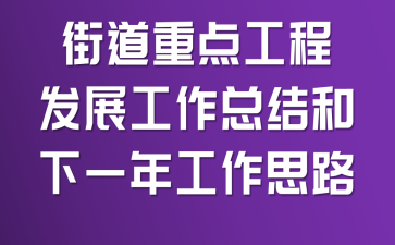 �ֵ��ص㹤�̷�չ�����ܽ����һ�깤��˼·