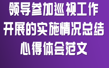 �쵼�μ�Ѳ�ӹ�����չ��ʵʩ����ܽ��ĵ���᷶��
