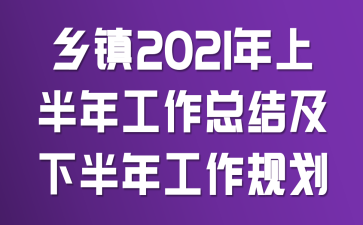 乡镇2021年上半年工作总结及下半年工作规划