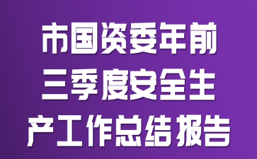 �й���ί��ǰ�����Ȱ�ȫ���������ܽᱨ