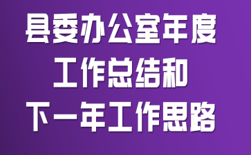 ��ί�칫����ȹ����ܽ����һ�깤��˼·